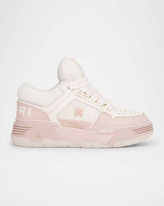 MA-1 Mesh & Leather Chunky Sneakers